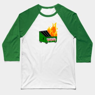 Dumpster Fire Baseball T-Shirt